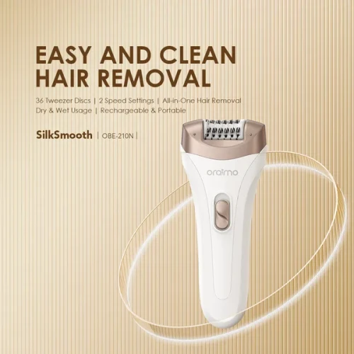 oraimo SilkSmooth Women Hair Removal Epilator