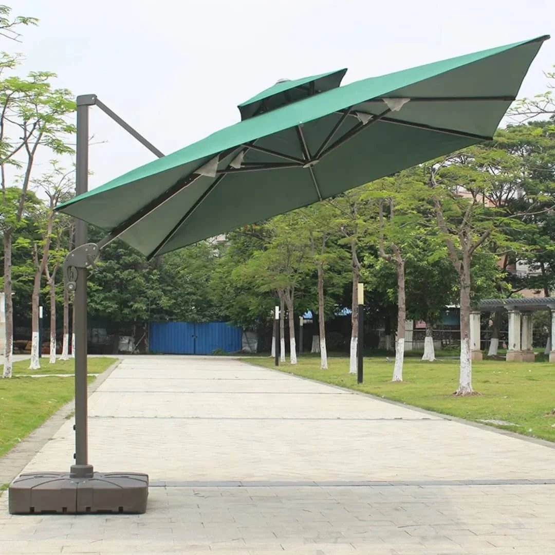 Adjustable Umbrella (canvas material) - 3×3 meters