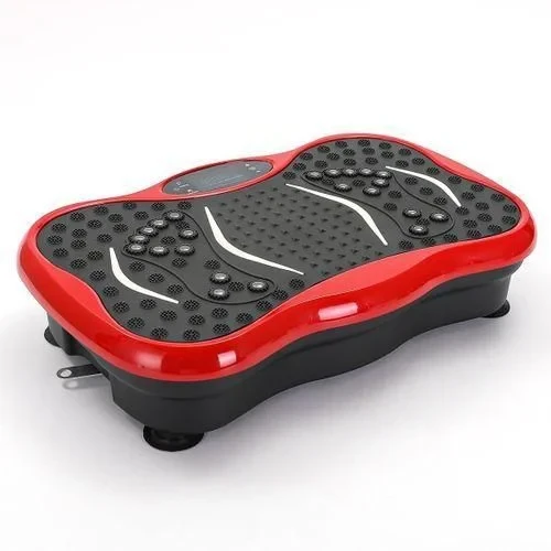 Whole Body Vibration Platform Machine with Resistance Bands & Remote - Multicolor