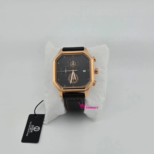 Men's genuine leather watch