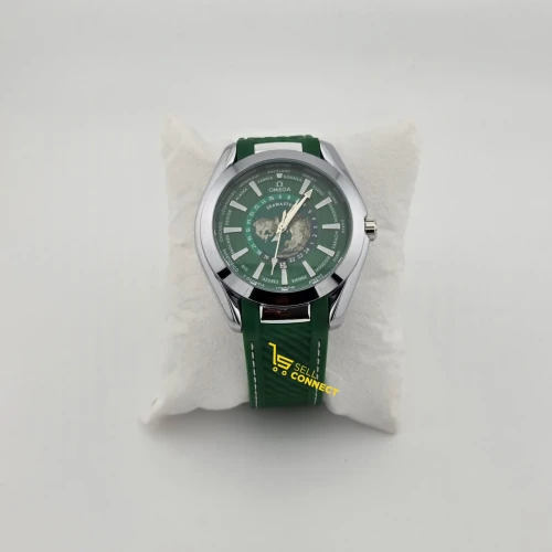 Men's genuine Omega leather Watch.