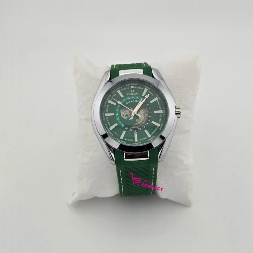 Men's genuine Omega leather Watch.