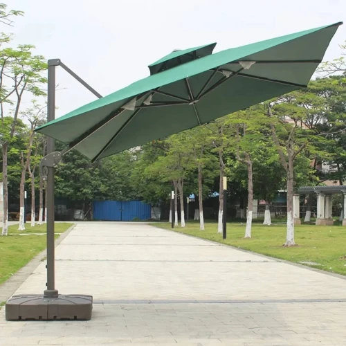 Adjustable Umbrella (canvas material) - 3×3 meters