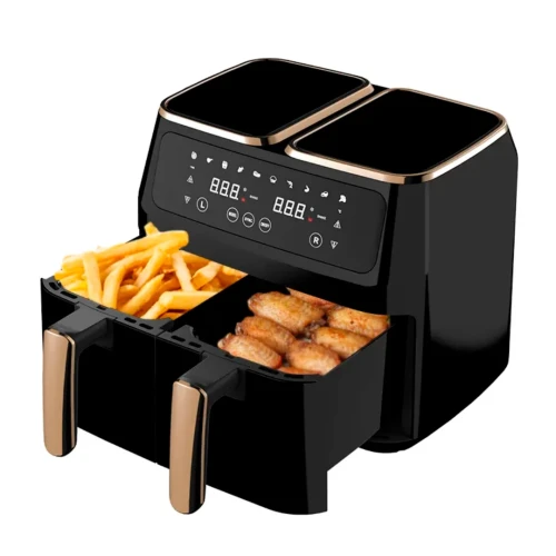 8L dual air fryer with digital display