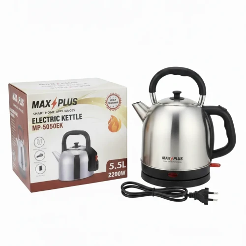 Max Plus 5.5L Electric Kettle (MP-5050EK) – 2200W High Capacity