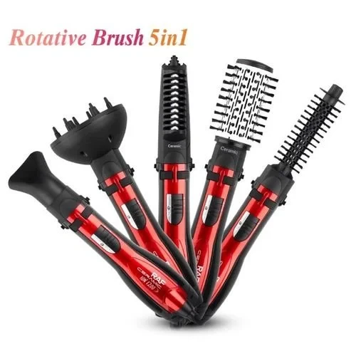 RAF 5-in-1 Rotative Brush, a multifunctional hair styling tool.