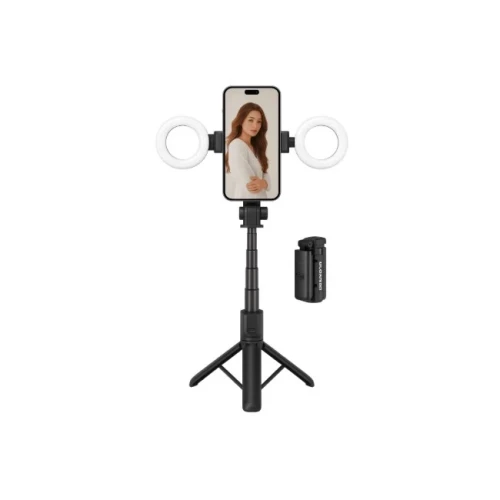 Plokama Live M5 Extendable Grip Tripod Mini Selfie Stick Remote Control Tripod
