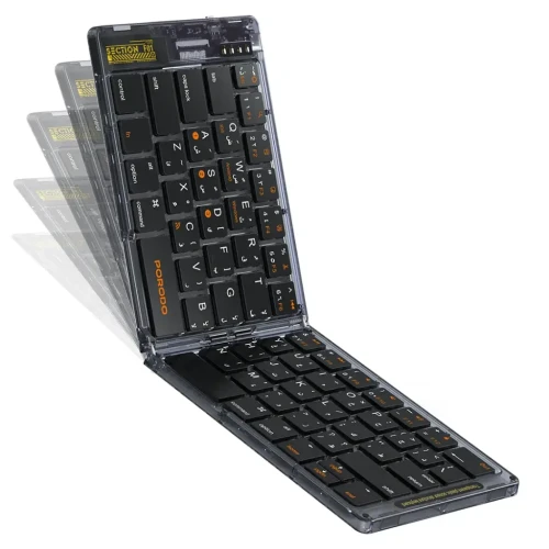 Porodo Crystal Shell Wireless Keyboard