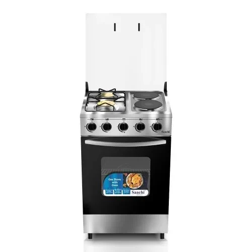 Saachi stand cooker - 2 Electric plates + 2 Gas burners