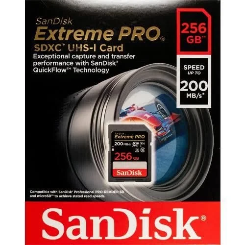 SanDisk 256GB Extreme Pro SDXC UHS-I Memory Card