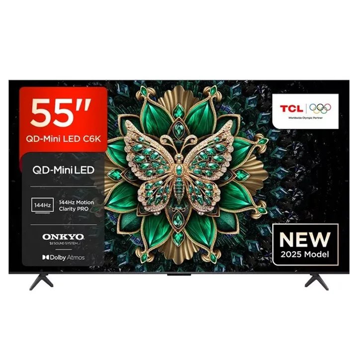 TCL 55 inch C6K 4K UHD QD-Mini LED Google TV