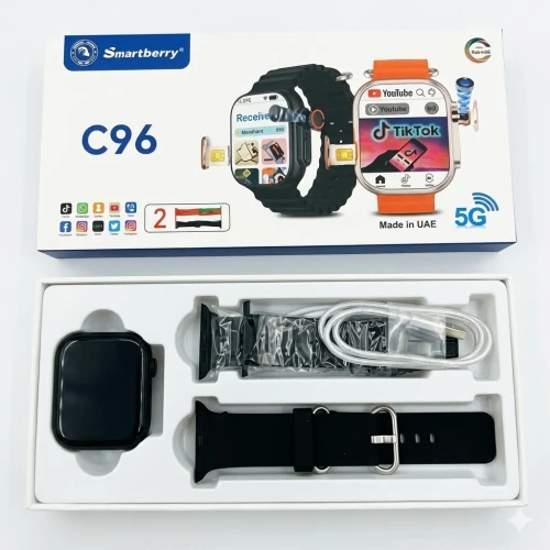 Smartbarry C96 5G 64GB 6GB RAM 5G Sim Card Smart Watch