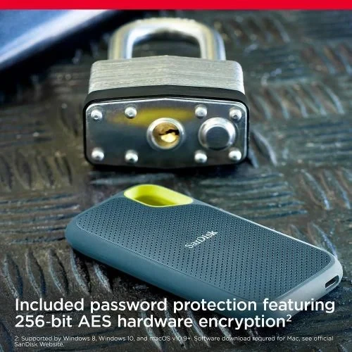 Sandisk 2TB Extreme Portable SSD upto 1050MB/s