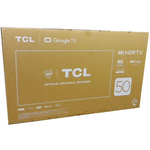 TCL 50-inch UHD 4K Android Smart LED TV | 50P63S