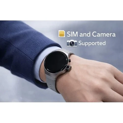 Smartbarry Android Smartwatch CY02, 5G, Round Shape, Black, Android OS, 64GB ROM + 6GB RAM, SIM Card Support, 49mm Display