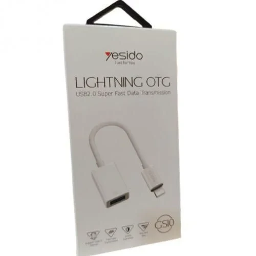 Yesido Lightening Otg Adapter - White