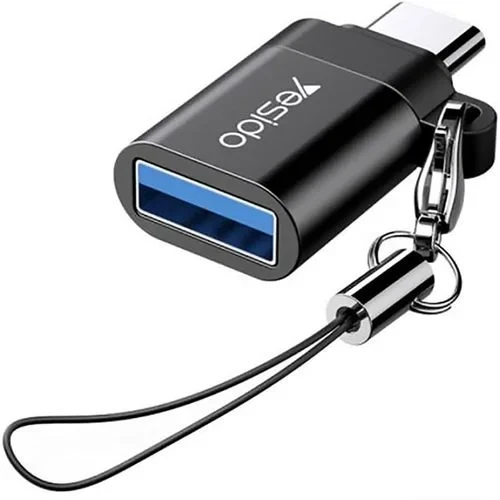 Yesido Type-C to USB3.0 Super Fast Data Transmission - Black