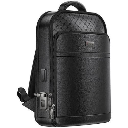 Yesido Genuine Leather Smart Backpack