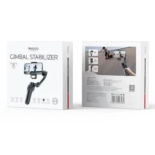 SF27 Three-axis Handheld Shooting Gimbal Stabilizer Auto Face Tracking Handheld Selfie Stick Tripod