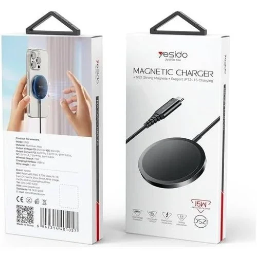 Yesido DS21 15W Detachable Magnetic Wireless Charger