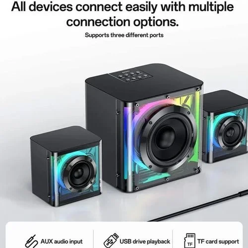 Yesido YSW41 40W 2.1 Channel System Colorful RGB Bluetooth Speaker Subwoofer