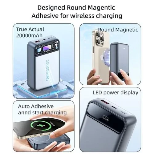 Yesido YP50 20000mAh Magnetic Wireless Power Bank