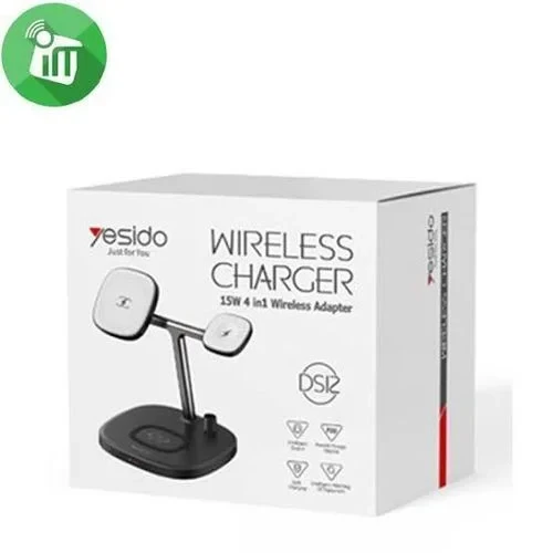 Yesido DS12 4in1 15W Wireless Charger Stand