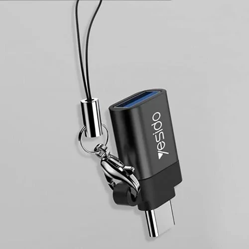 Yesido Type-C to USB3.0 Super Fast Data Transmission - Black
