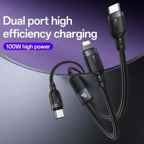 Yesido 2 in 1 Cable 100W CA90
