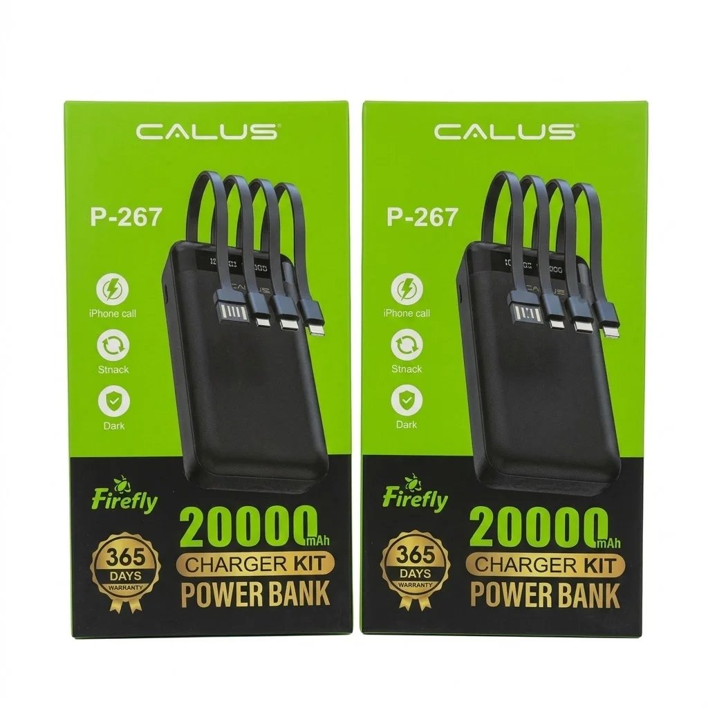 Calus P-267 20000mAh Firefly Charger Kit Power Bank