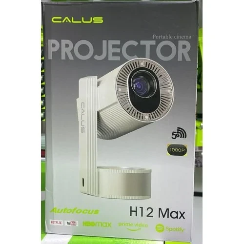 CALUS H12Max Video projection, 108 inches for 2k resolutions, Andoroid Apps like youtube, netflix
