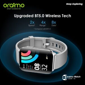 oraimo - Smart Watch - Curved Display, Slim Designoraimo