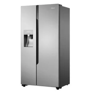 Hisense 700L Side By Side Fridge With Water And Ice Dispenser - Silver