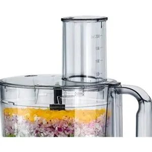 Black+Decker 600W Food Processor with Blender, Grinder & Juicer , Silver/Black - FX650-B5