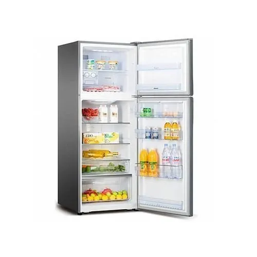 Hisense Top Freezer Double Door Refrigerator,160Litres, Gross Volume 121L - Silver - Image 2