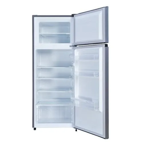 Hisense 270L Double Door Refrigerator - Silver - Image 2