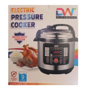 Digiwave 9L Electric Pressure Cooker 1300W – Silver