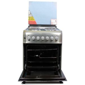 Blueflame 60 by 60 S6004ERF Full Electric Cooker - Inox