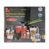 Hoffman10 In1 Juicer Blender Extractor Mincer Food Processor -Clear .