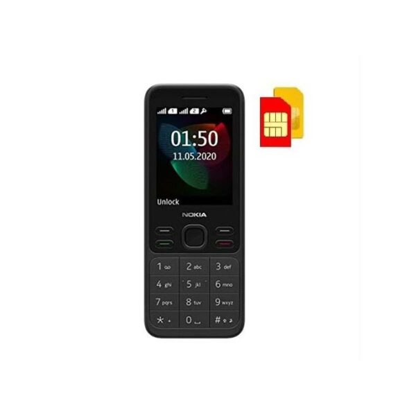 150 Dual Sim - Torch Flash Camera, FM Radio-Black