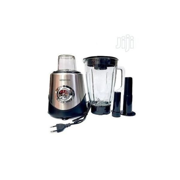 Kenwood 2 In 1, 6 Blade Ice Crusher 1.5 Blender, Grinder Stainless, Black/Silver