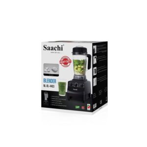 Saachi 2L Multi-Functional Heavy-duty Commercial Blender Juicer -Black.