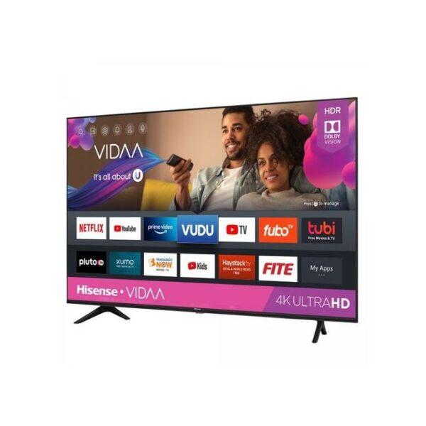 65" Smart TV 4K , UHD , Inbuilt WIfi - Black - Image 2