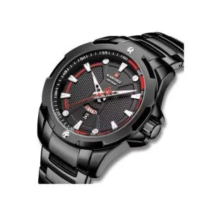 Analog Dated Men's Watch - Black