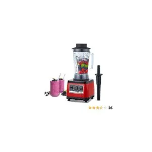 Commercial & Household Blender, Heavy Duty Smoothies, Fruits & Ice Crusher For Business & Domestic Use - Black Or Red