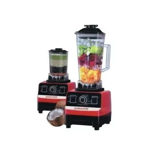 Commercial & Household Blender, Heavy Duty Smoothies, Fruits & Ice Crusher For Business & Domestic Use - Black Or Red