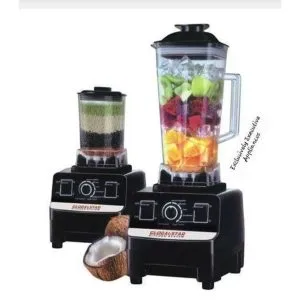 Commercial & Household Blender, Heavy Duty Smoothies, Fruits & Ice Crusher For Business & Domestic Use - Black Or Red