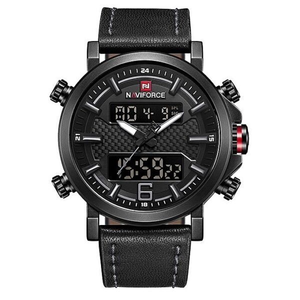 Digital And Analog Men's Watch - Black