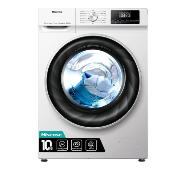 Hisense 10 KG Front Loading Washer & Dryer | WDQY1014EVJM