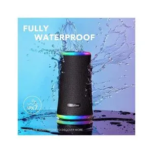 Soundcore Flare 2 Bluetooth Speaker 20W , IPX7 ,Waterproof And 360° Sound PartyCast, -Black